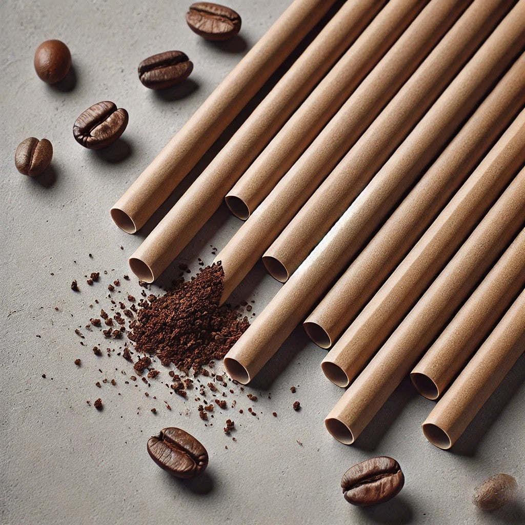 Bio afbreekbare rietjes (Coffee ground) 50 stuks